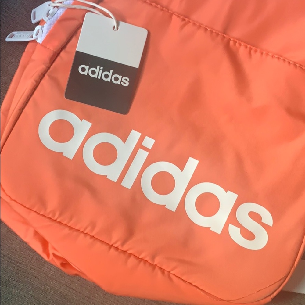 *NWT* Adidas Coral and White Mini Bag - Picture 2 of 7